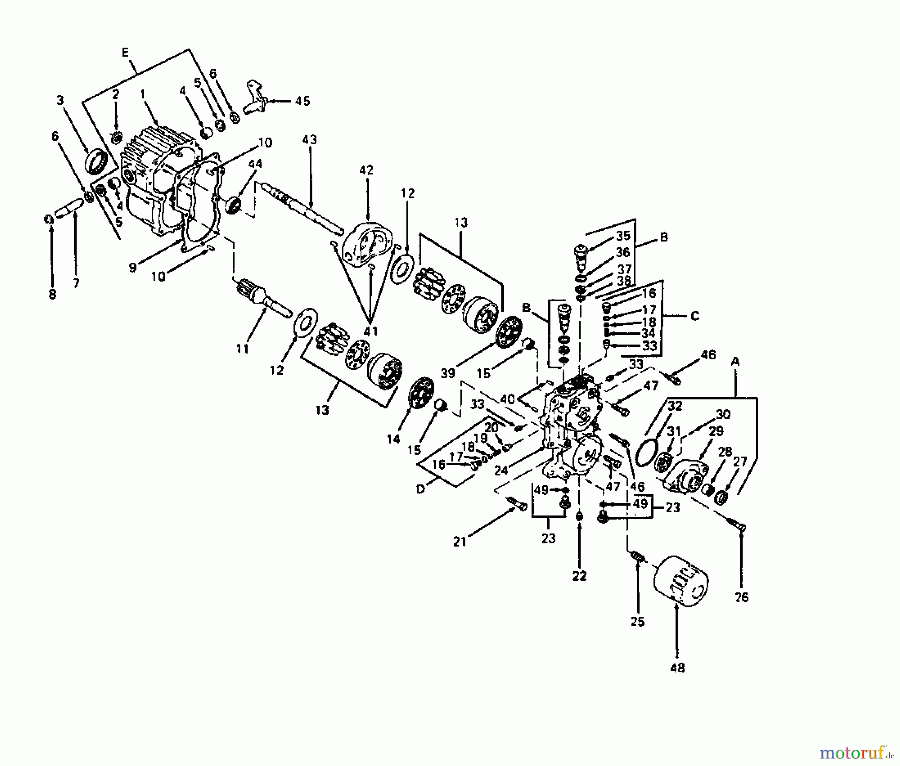  Cub Cadet Tracteurs compact 1772 1772  (1989) Boîte de vitesse hydrostatique