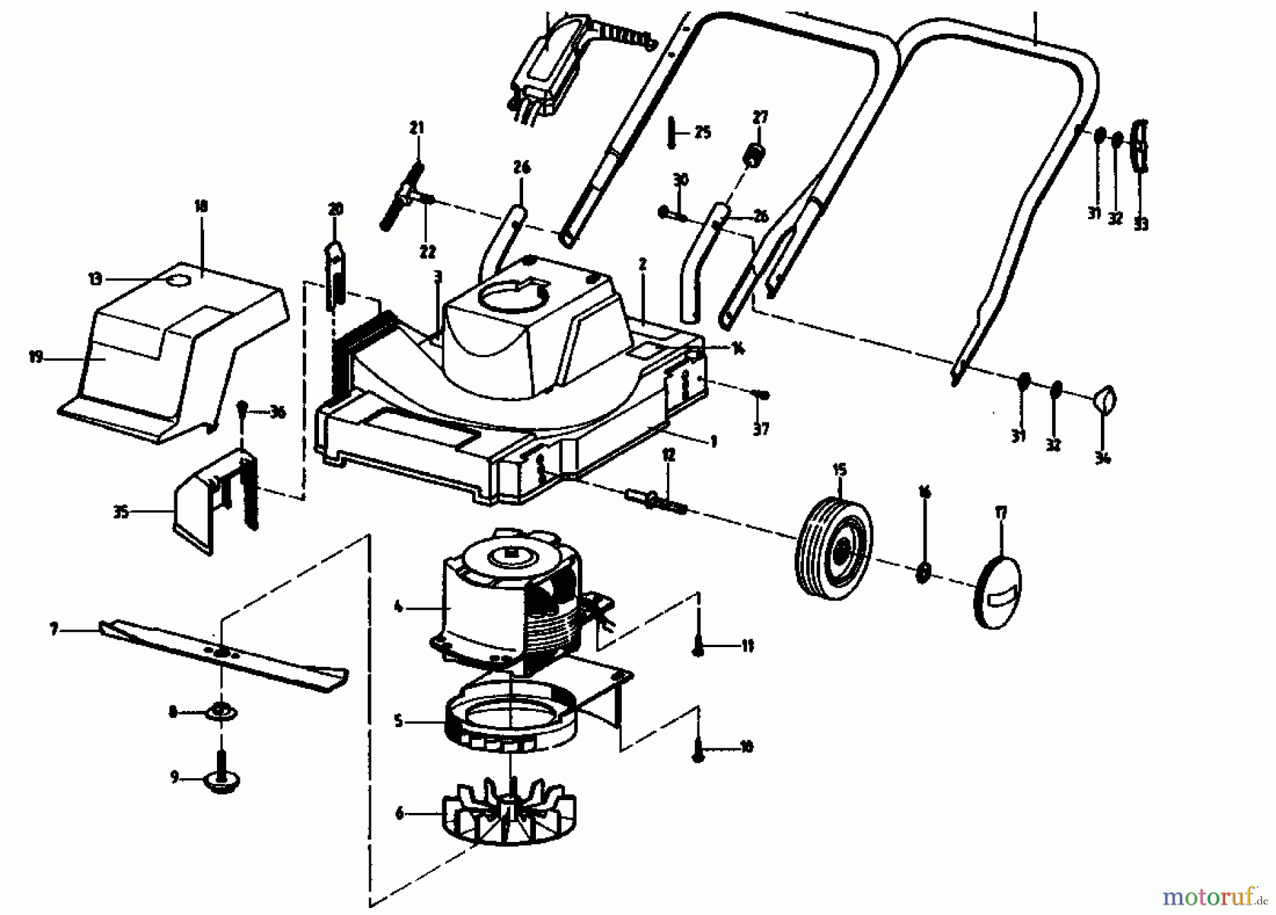  Golf Tondeuse électrique 130 SE 02804.01  (1992) Machine de base