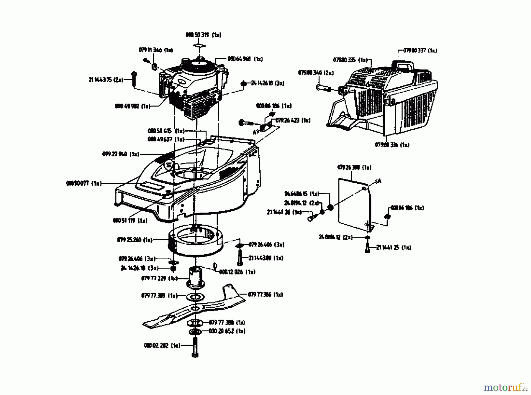  Gutbrod Tondeuse thermique HB 48 L 02814.01  (1993) Machine de base