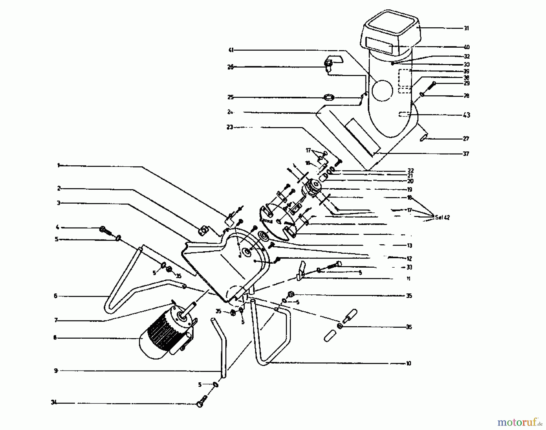  Gutbrod Broyeur GAE 18 04002.04  (1993) Machine de base