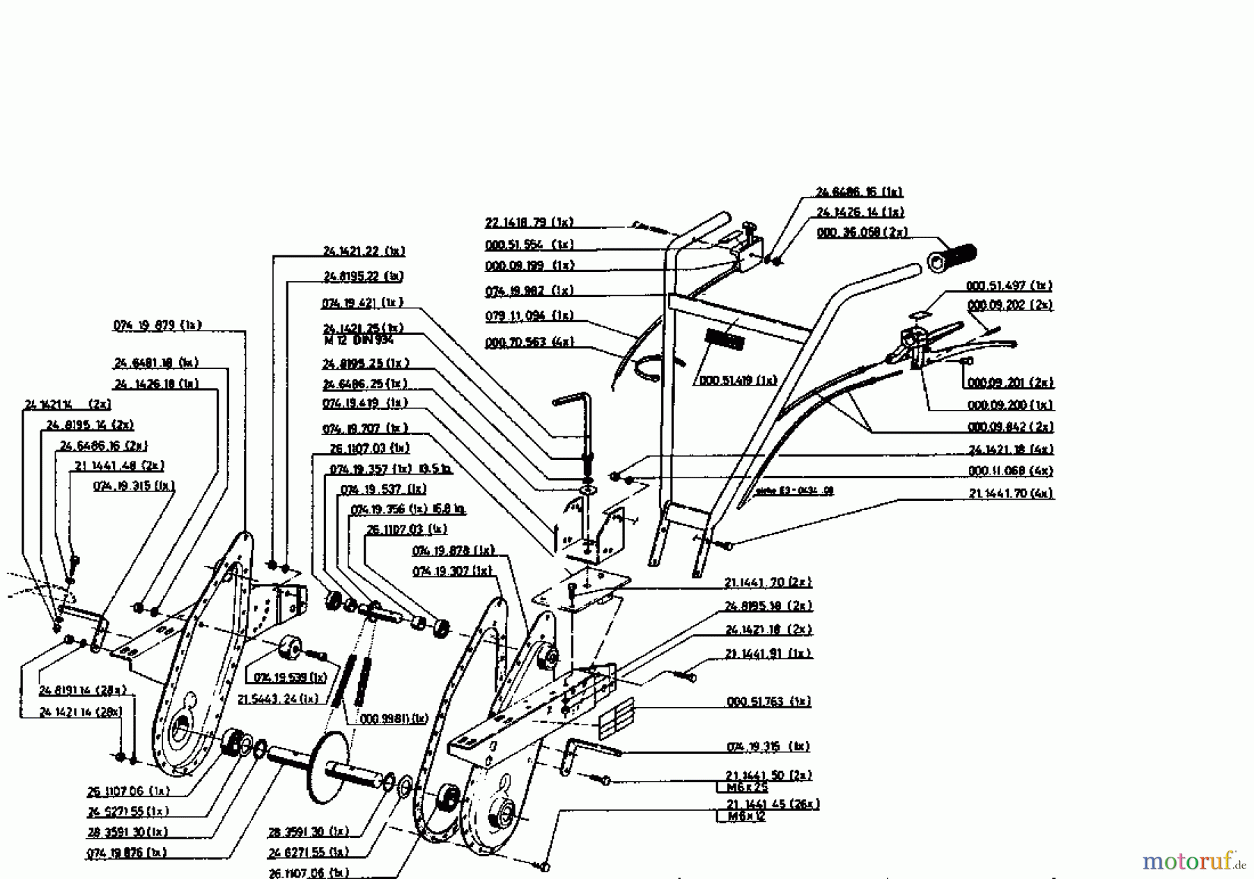  Gutbrod Motobineuse MB 62-52 07518.02  (1995) Machine de base