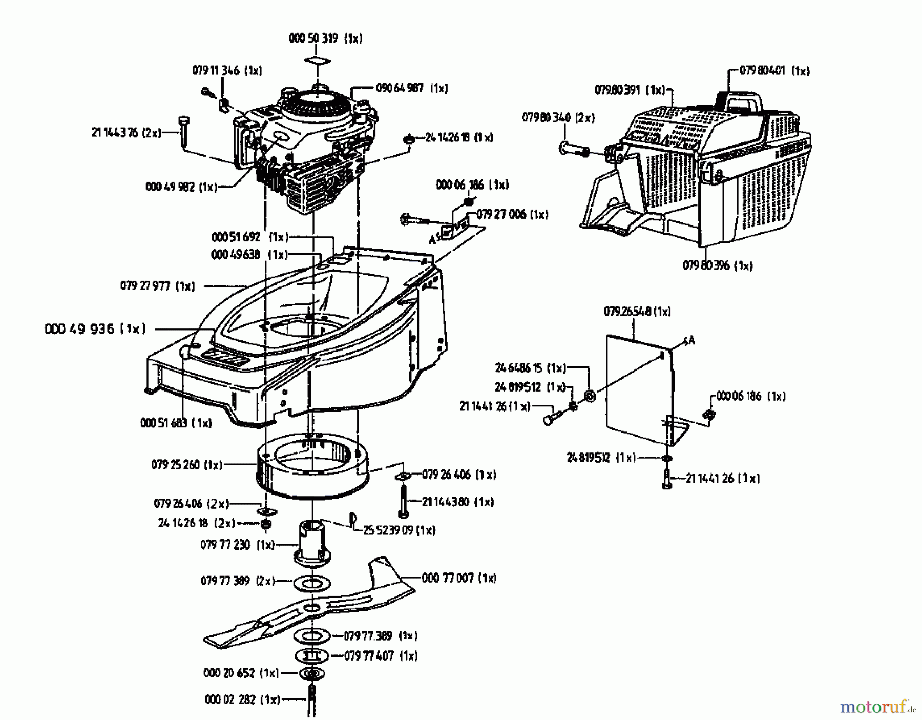  Gutbrod Tondeuse thermique HB 42 L 04028.02  (1996) Machine de base