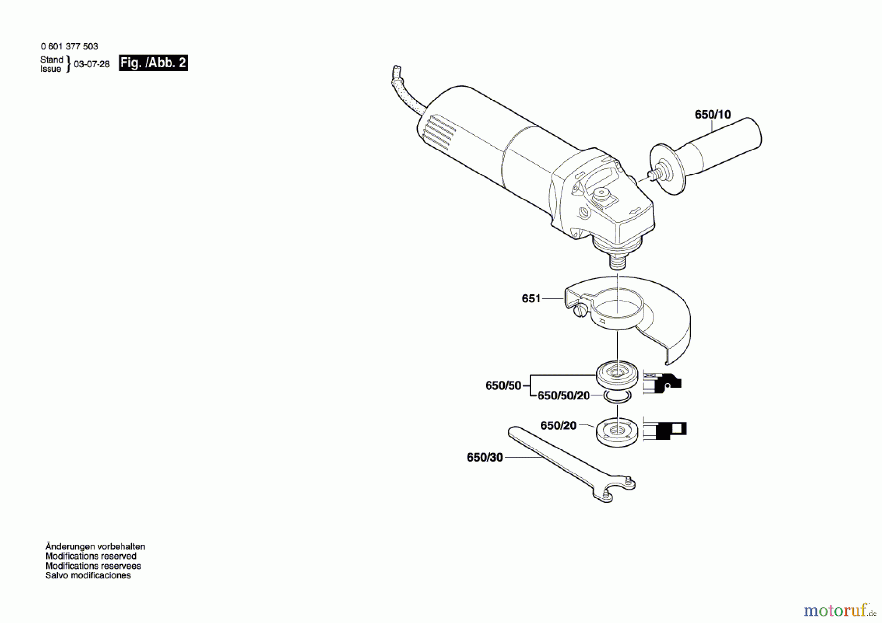 Bosch Werkzeug Winkelschleifer GWS 850 C Seite 2