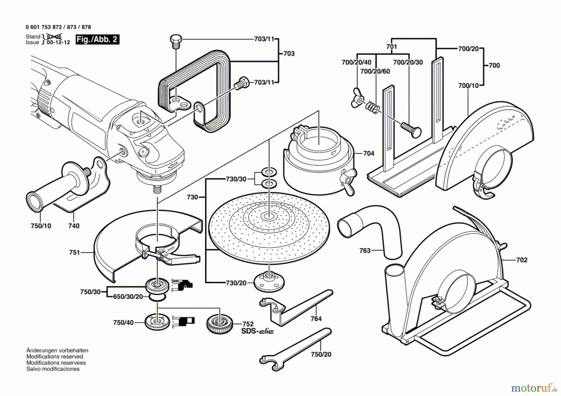  Bosch Werkzeug Winkelschleifer GWS 23-180 J Seite 2