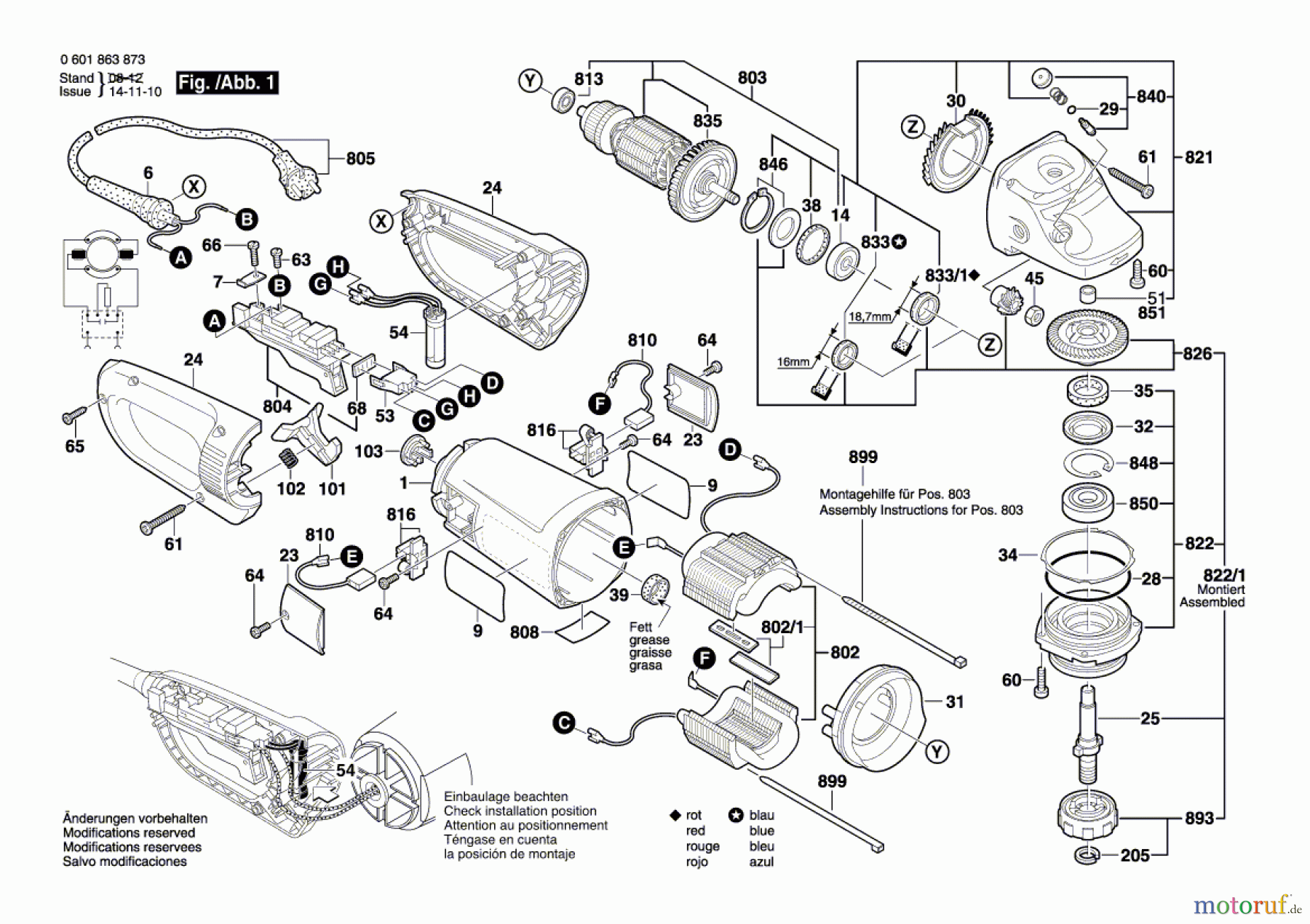  Bosch Werkzeug Winkelschleifer GWS 24-180 JBX Seite 1
