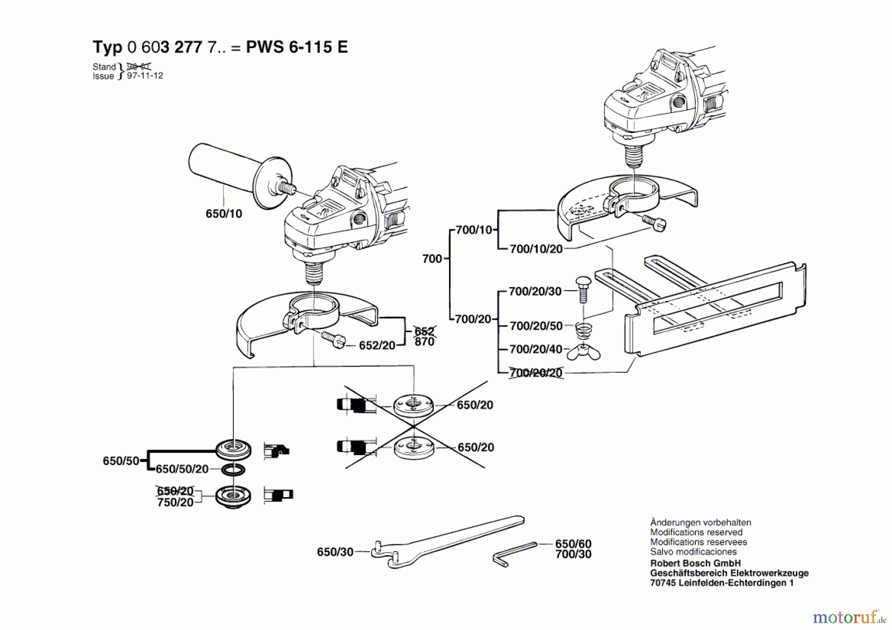  Bosch Werkzeug Winkelschleifer PWS 6-115 E Seite 2