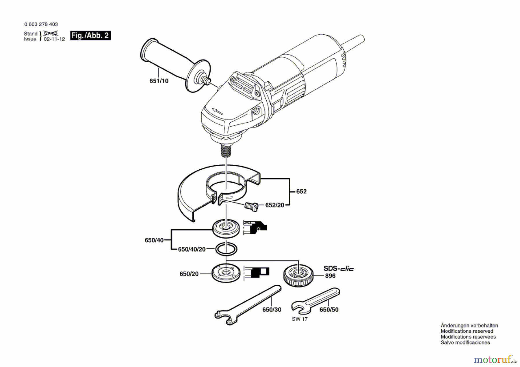  Bosch Werkzeug Winkelschleifer PWS 6-115 Seite 2