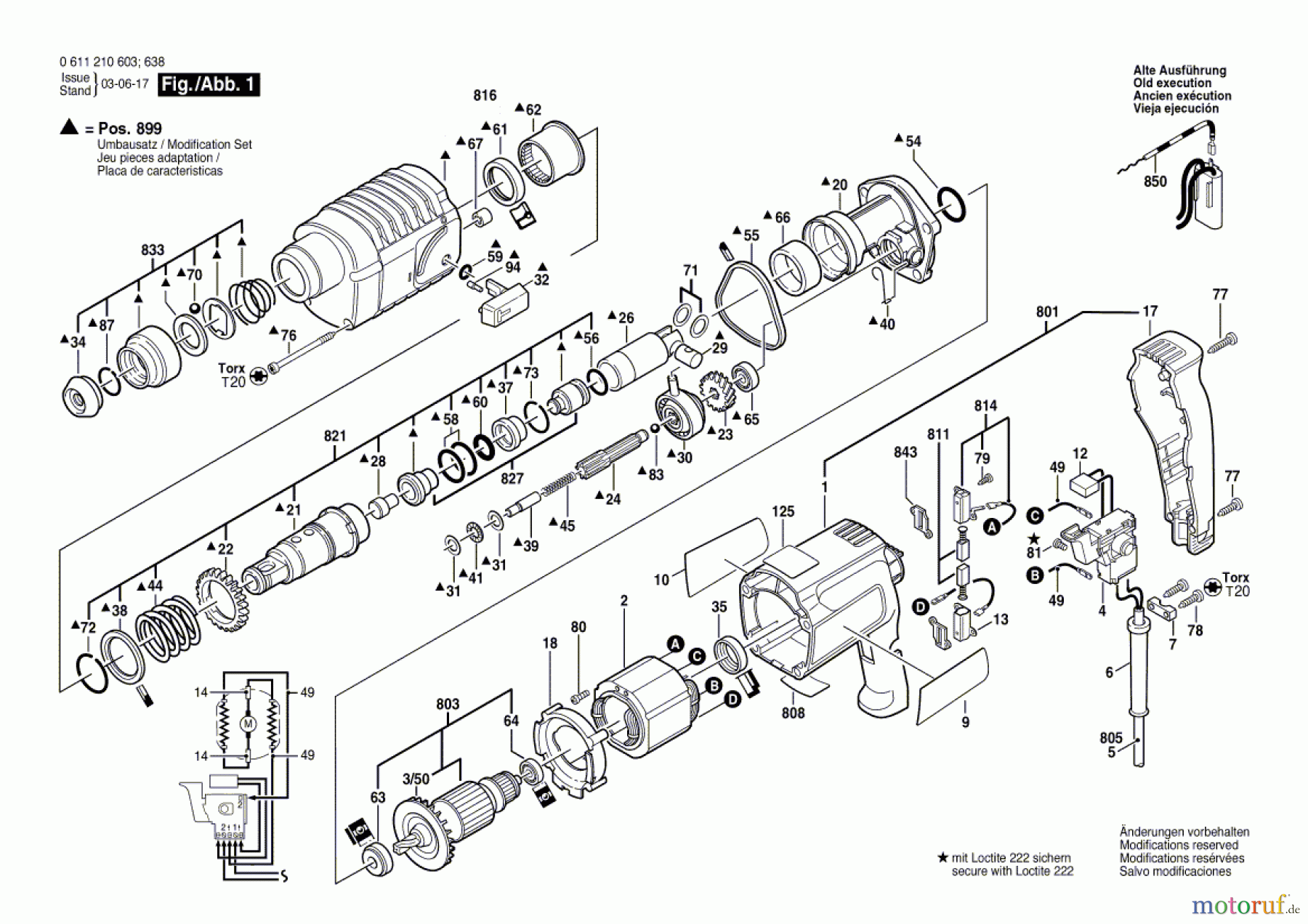  Bosch Werkzeug Bohrhammer UBH 2/20 SE Seite 1