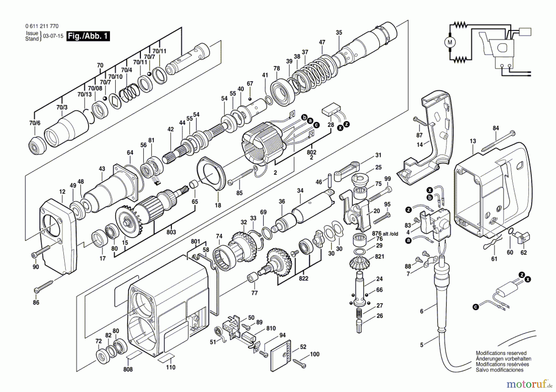  Bosch Werkzeug Gw-Bohrhammer ---- Seite 1