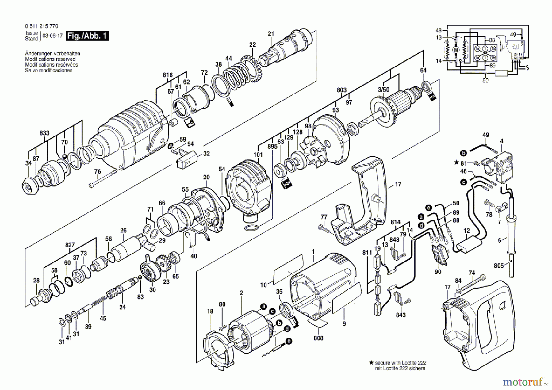  Bosch Werkzeug Gw-Bohrhammer 325 A Seite 1