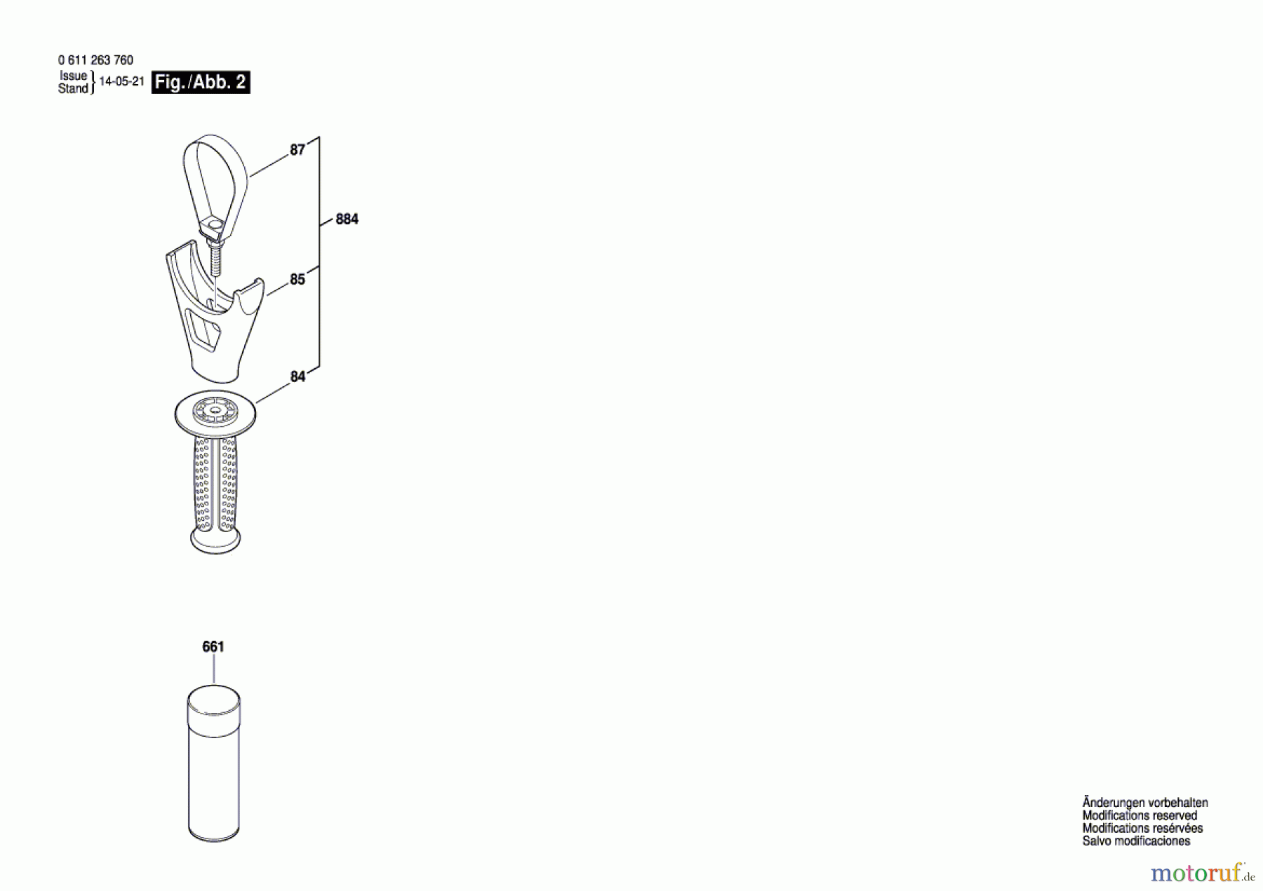  Bosch Werkzeug Bohrhammer BMH 45-XE Seite 2