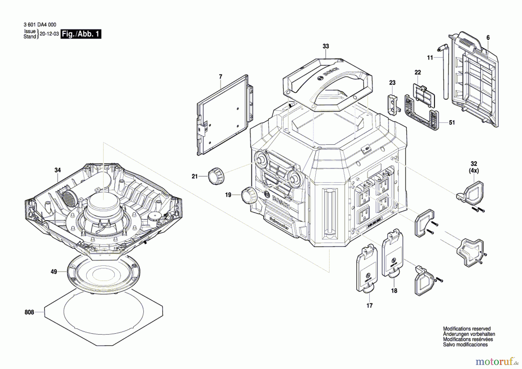  Bosch Werkzeug Power-Radiobox GPB 18V-5 SC Seite 1