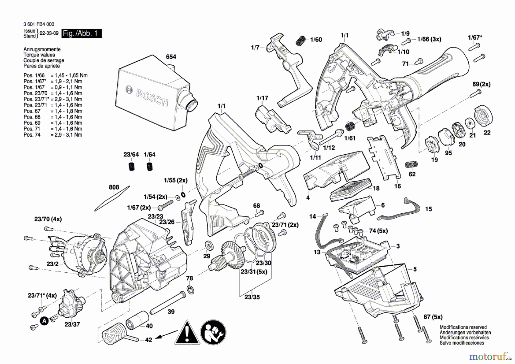  Bosch Werkzeug Kreissäge GKT 18V-52 GC Seite 1