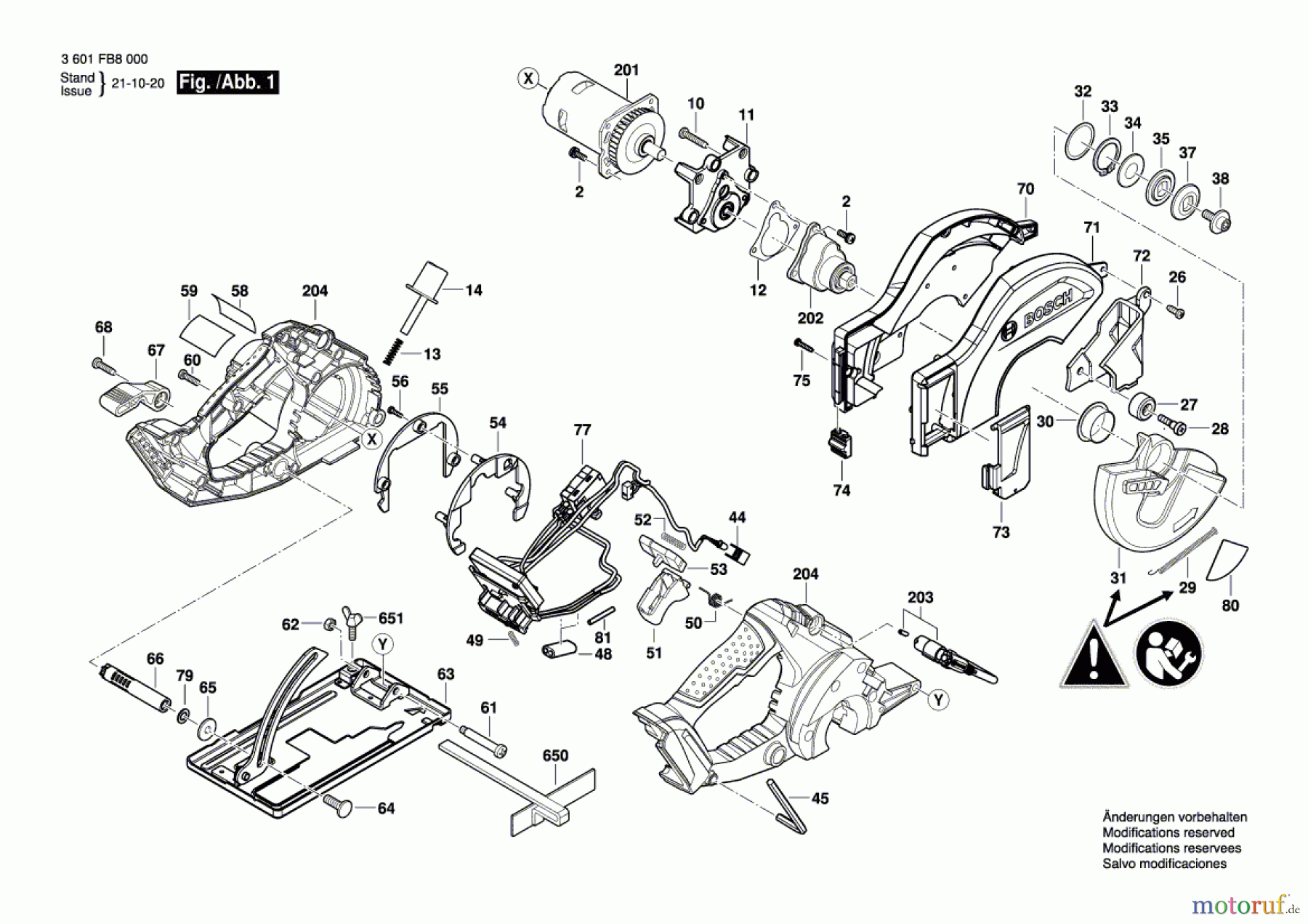  Bosch Werkzeug Kreissäge GKM 18V-50 Seite 1