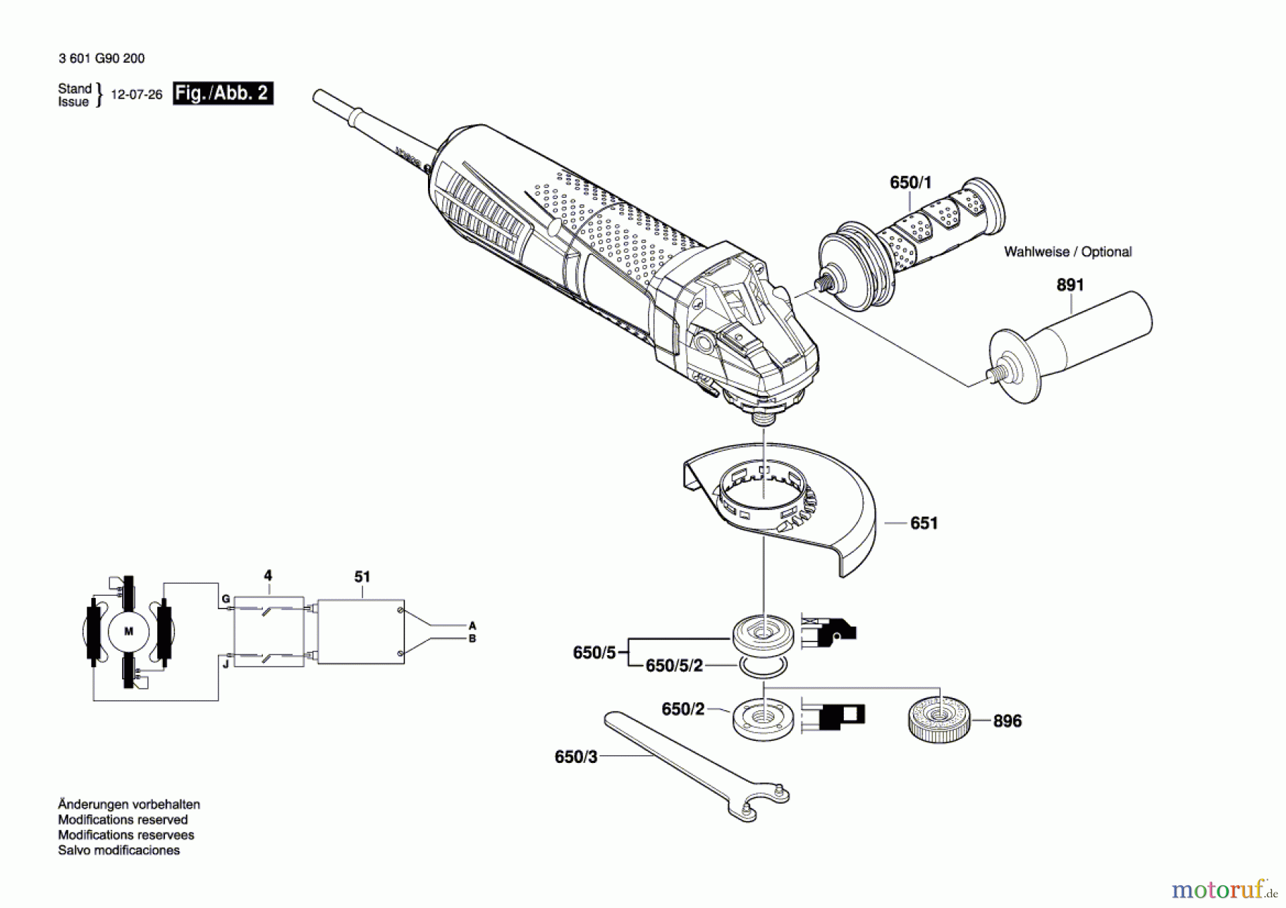  Bosch Werkzeug Winkelschleifer GWS 9-115 P Seite 2