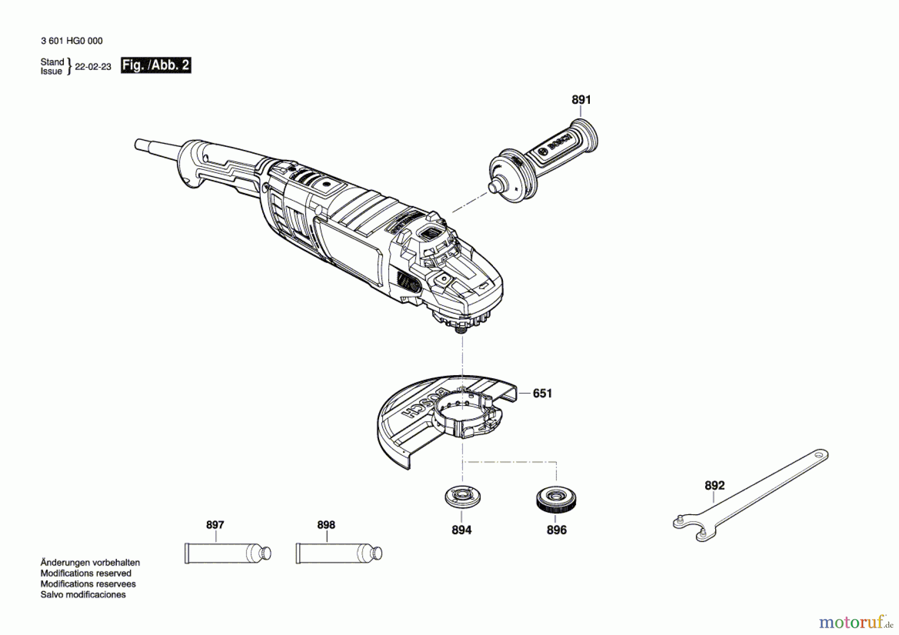  Bosch Werkzeug Winkelschleifer GWS 30-180 B Seite 2