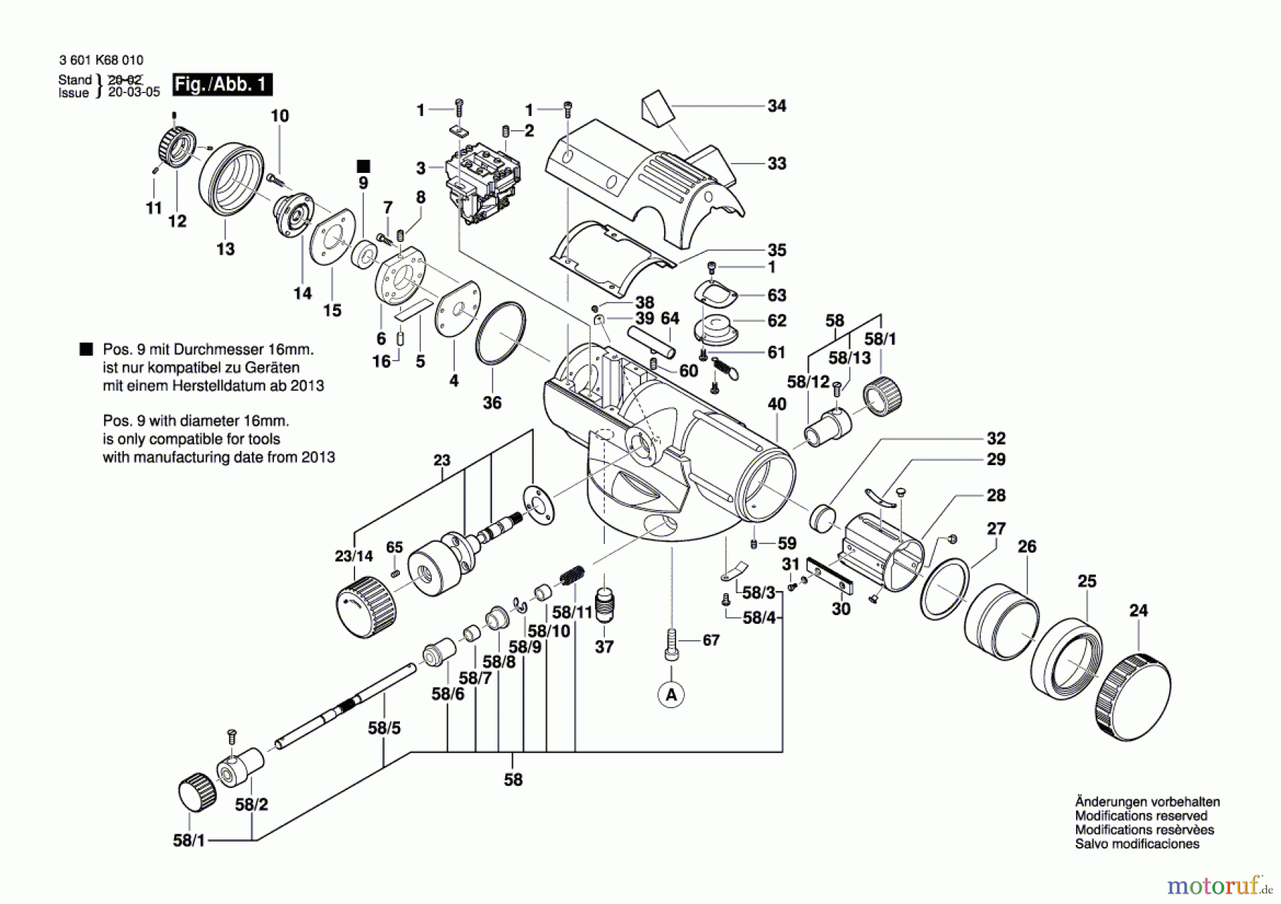  Bosch Werkzeug Optisches Nivelliergerät GOL 20 D Seite 1