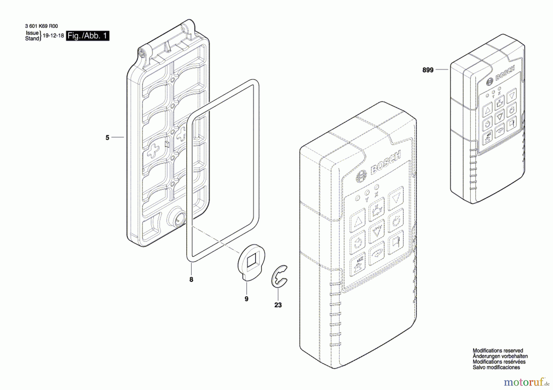  Bosch Werkzeug Fernbetätigung RC 6 Seite 1