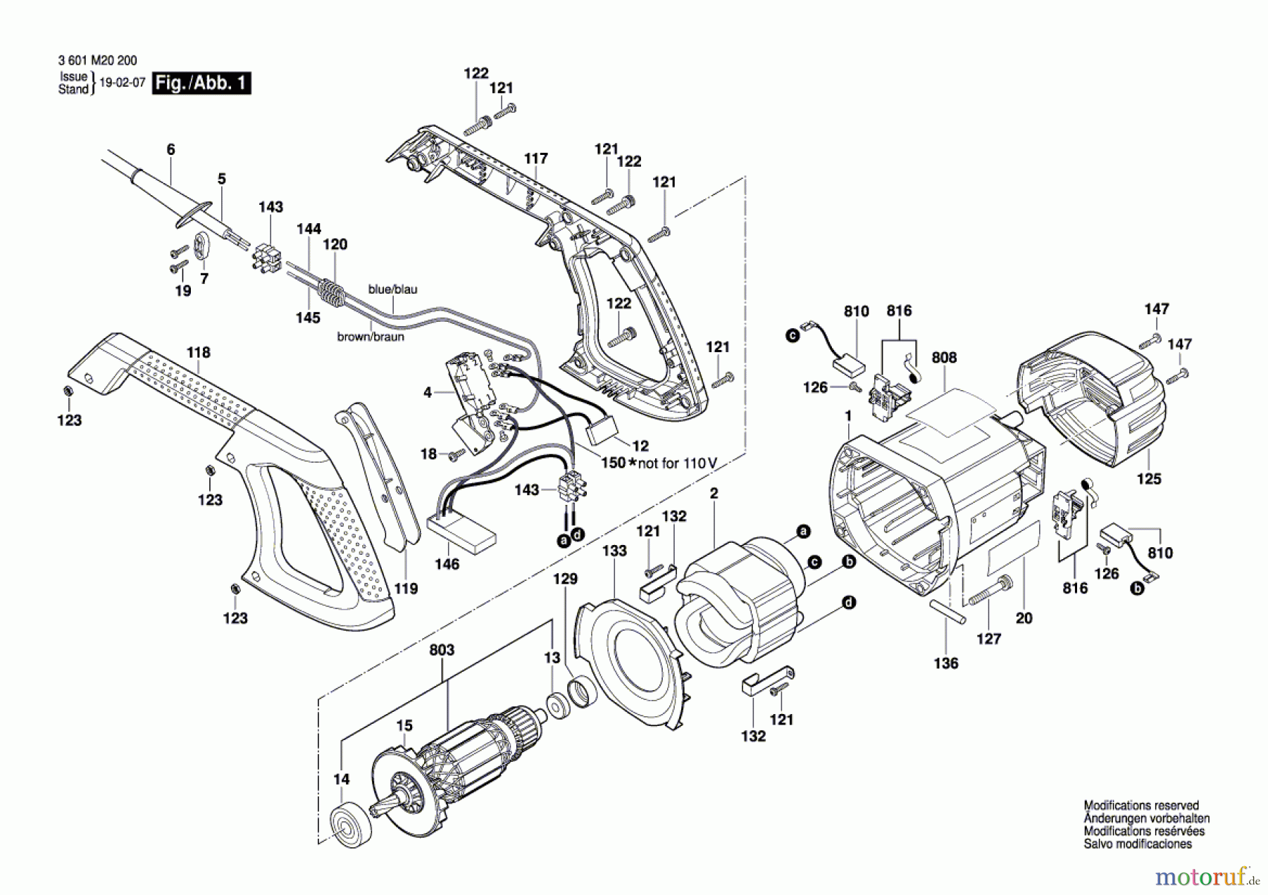  Bosch Werkzeug Kapp-/Gehrungssäge GCM 10 J Seite 1