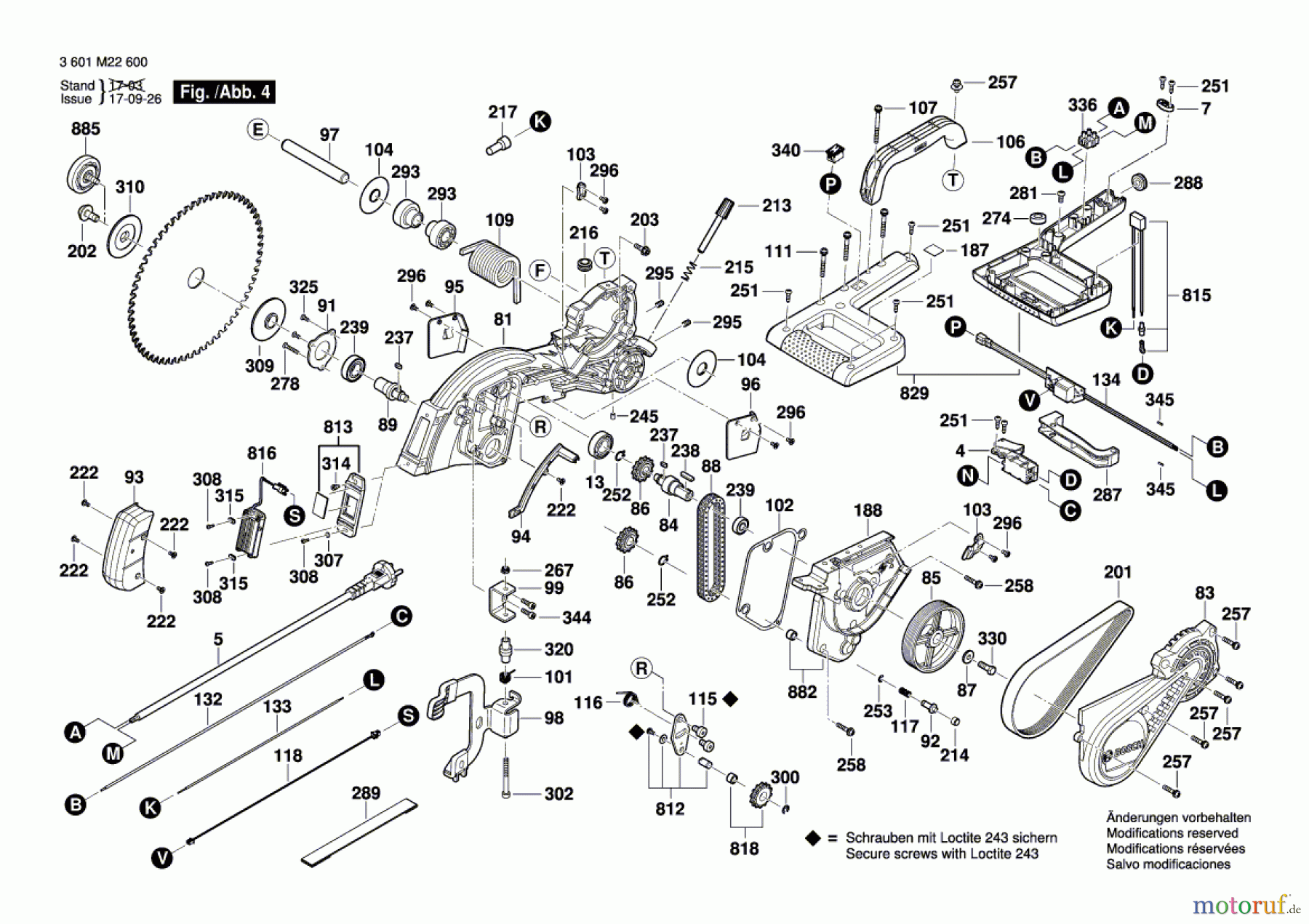  Bosch Werkzeug Kapp-/Gehrungssäge GCM 350-254 Seite 4