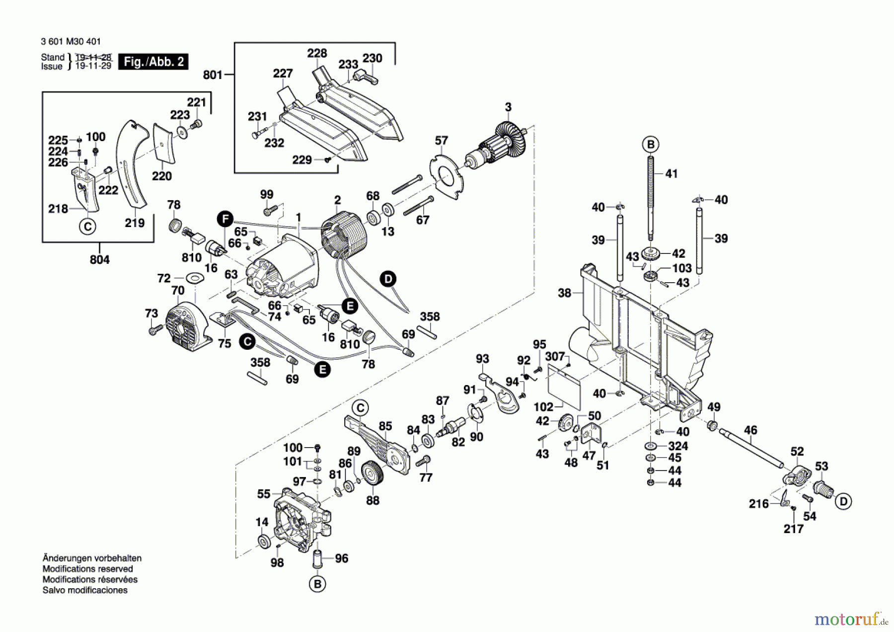  Bosch Werkzeug Tischkreissäge GTS 10 XC Seite 2