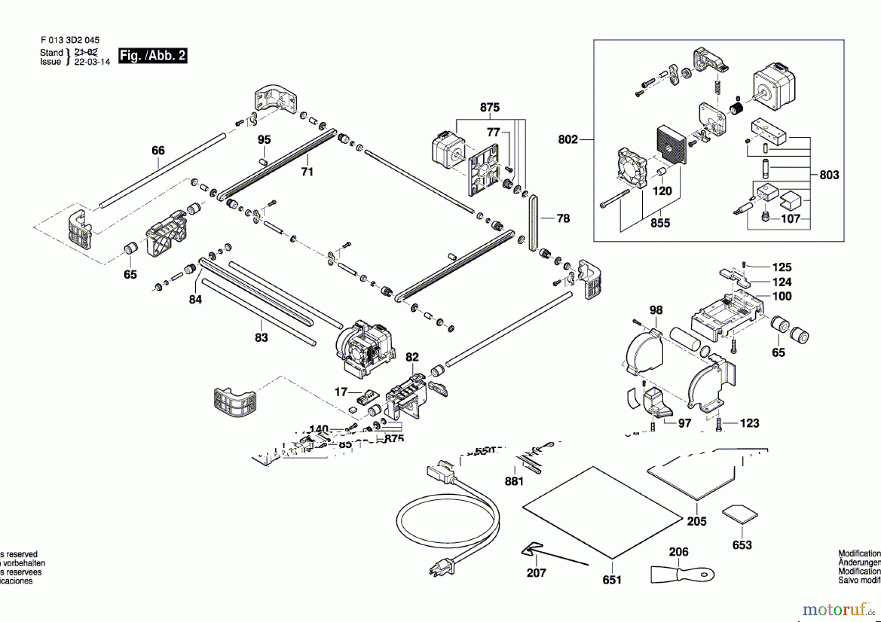  Bosch Werkzeug Drucker 3D20 Seite 2