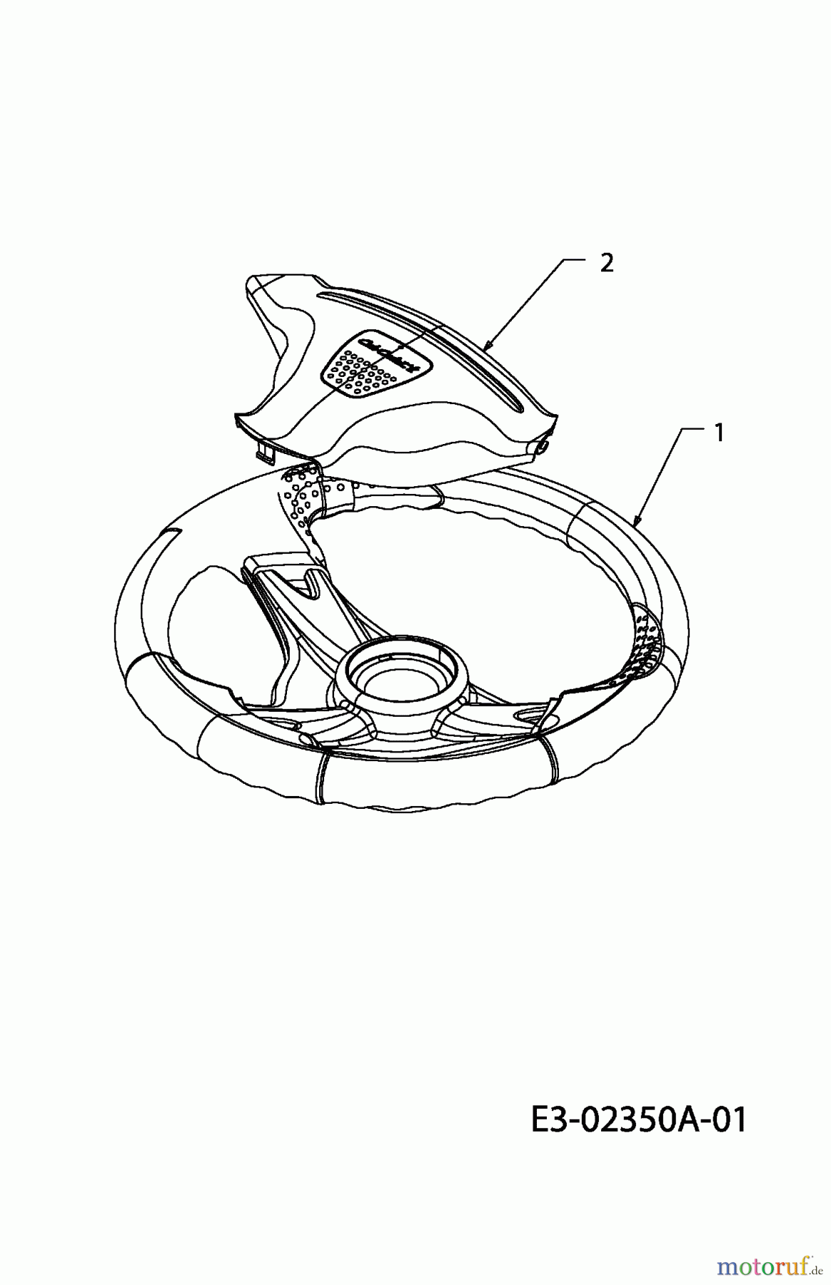  Cub Cadet Tracteurs de pelouse CC 1024 RD-J 13CI51AJ603  (2010) Volant