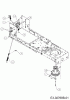 MTD 17.5/42 13AN775S308 (2017) Pièces détachées Enclenchement plateau de coupe