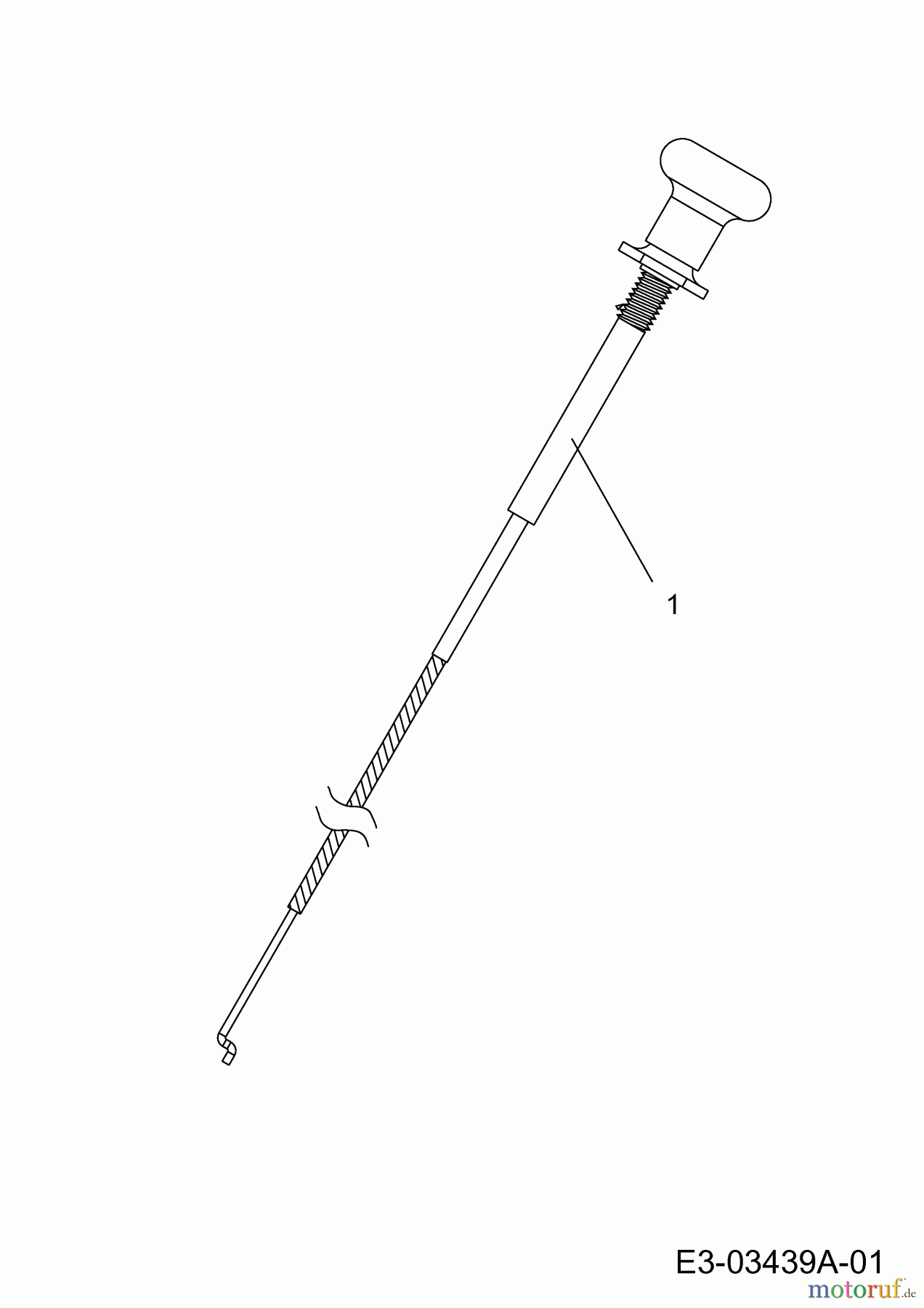  Cub Cadet Tracteurs de jardin GT 1223 14AP13CP603  (2006) Commande de choke