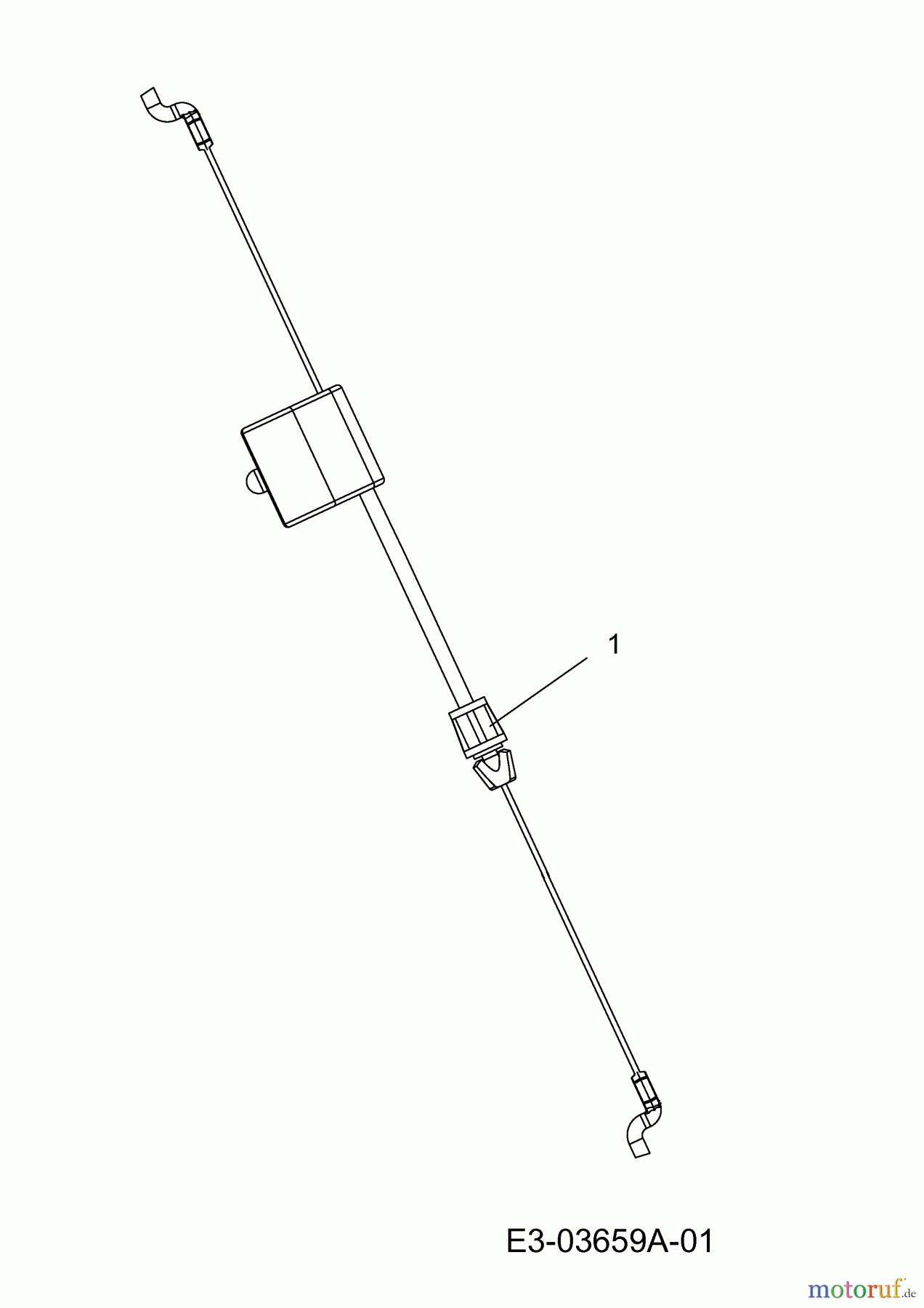  Wolf-Garten Tondeuse thermique WA 46 11A-TU5N650  (2017) Cable de frein