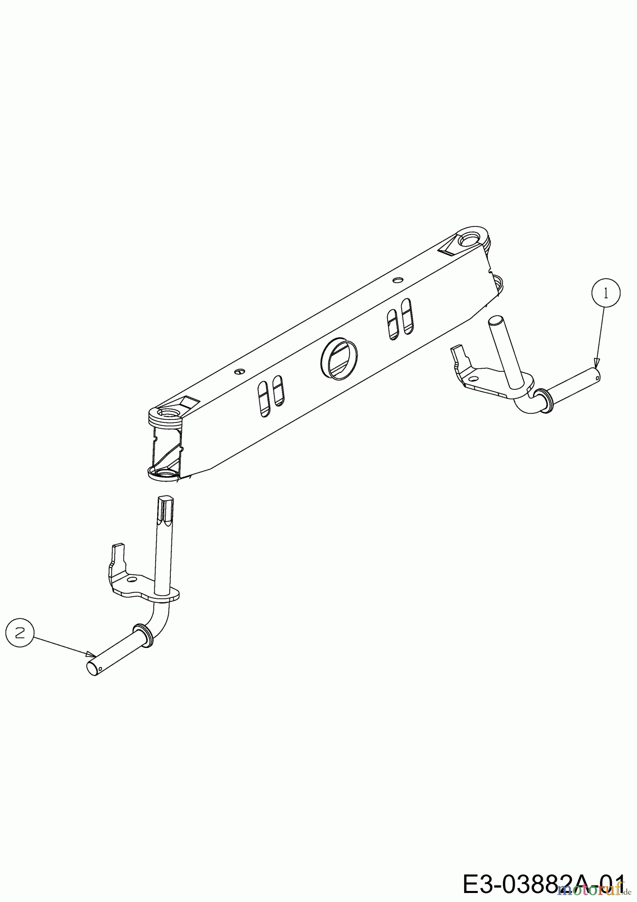  Hvc Tracteurs de pelouse 920-420 RE125 13A276KE627  (2018) Axes