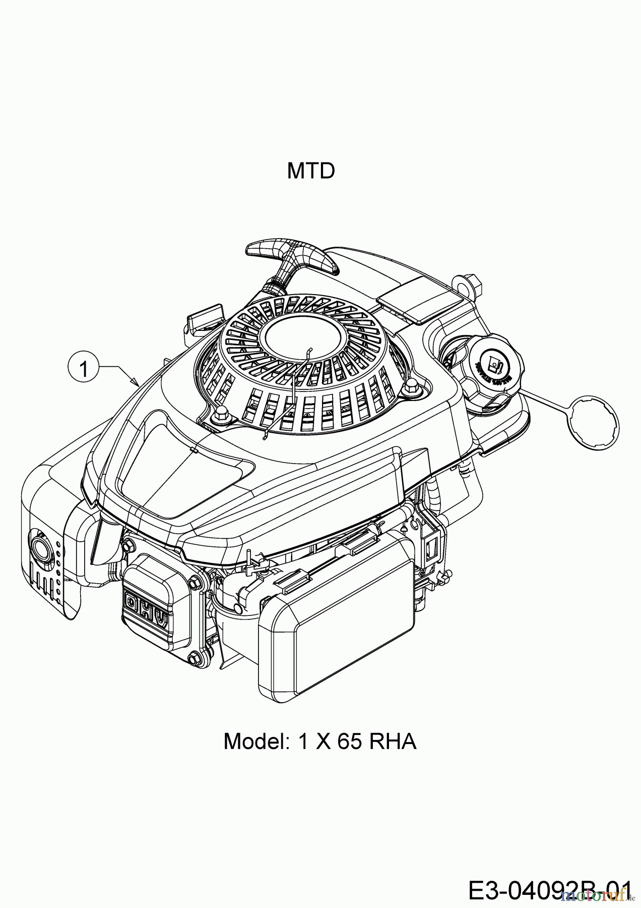  MTD Tondeuse thermique à fil WST 5522 25A-262E678  (2018) Moteur MTD