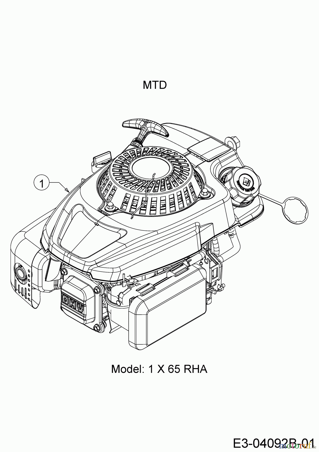  MTD Tondeuse thermique à fil WST 5522 25A-262E678  (2017) Moteur MTD