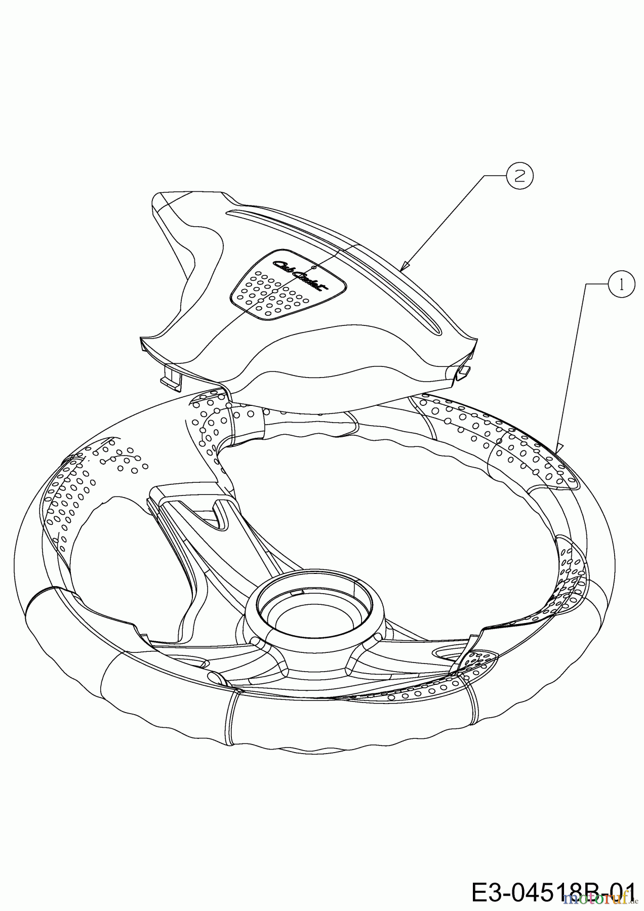  Cub Cadet Zero Turn i 1050 17AF9BKP330  (2012) Volant