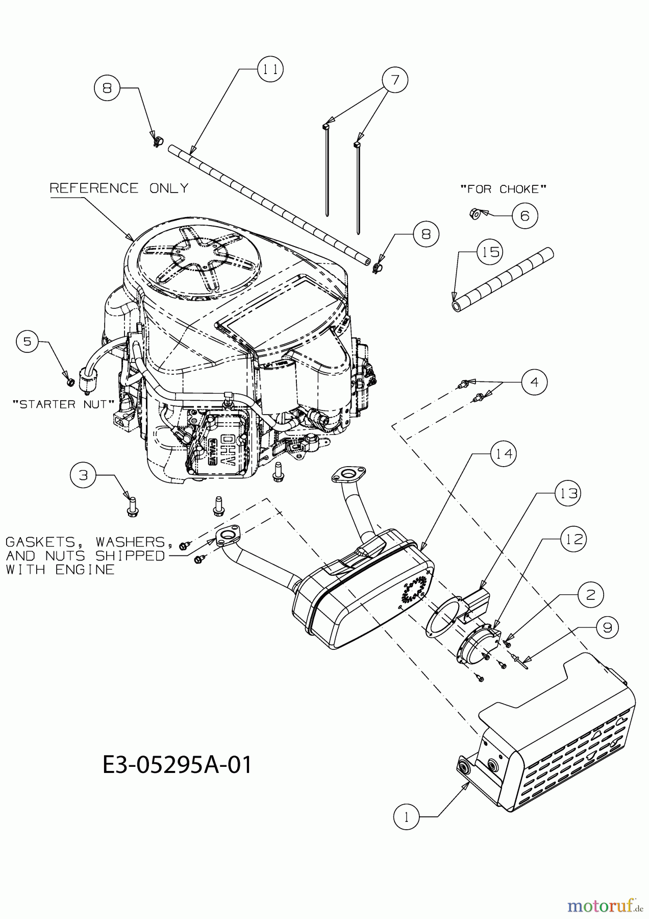  Cub Cadet Tracteurs de pelouse CC 1024 RD-J 13CI51AJ603  (2010) Accessoires moteur