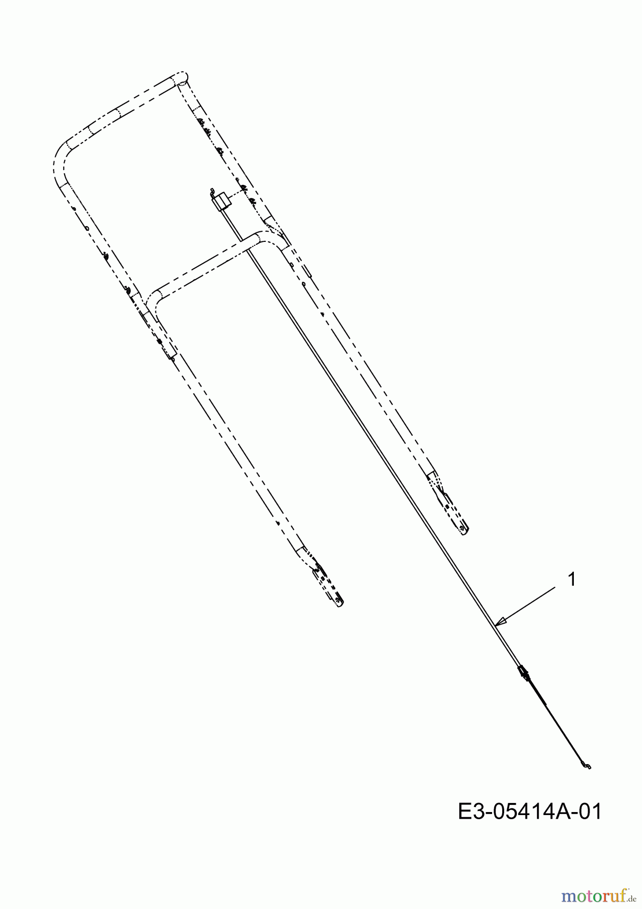  Yard-Man Tondeuse thermique YM 5518 MO 11D-70M1643  (2010) Cable de frein