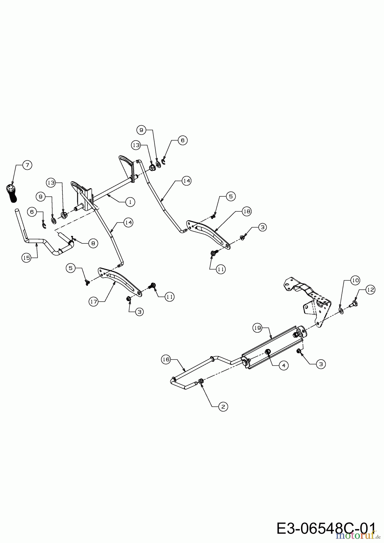  Cub Cadet Tracteurs de pelouse CC 714 TN 13B277DN603  (2014) Relevage plateau de coupe