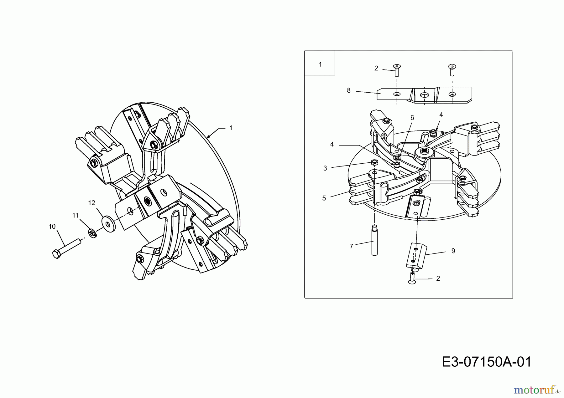  MTD Broyeur 465 24A-464P678R  (2012) Lame