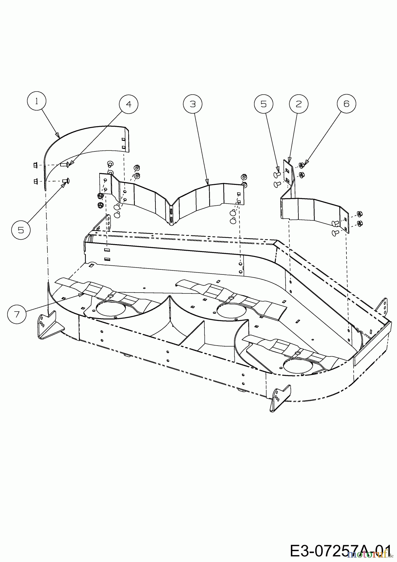  MTD Accèssoires Accèssoires Zero Turn Kits mulching pour Z-Force 48 S avec plateau de coupe B (48