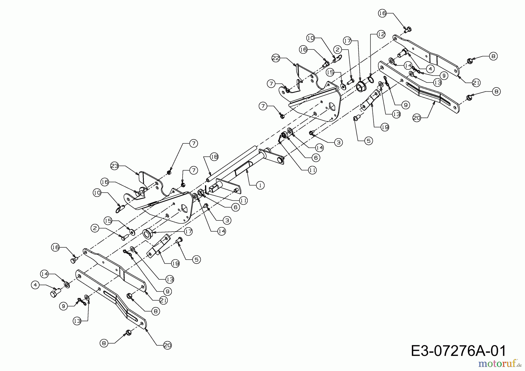  MTD Accèssoires Accèssoires tracteur de jardin et de pelouse Fraises à neige pour série 500 OEM-190-032  (2018) Mecanisme dispositif carter de fraise