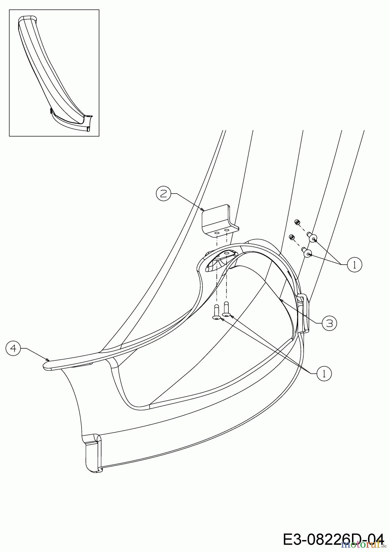  WOLF-Garten Expert Tracteurs de pelouse Scooter Pro 13B226HD650  (2016) Tuyère ejection