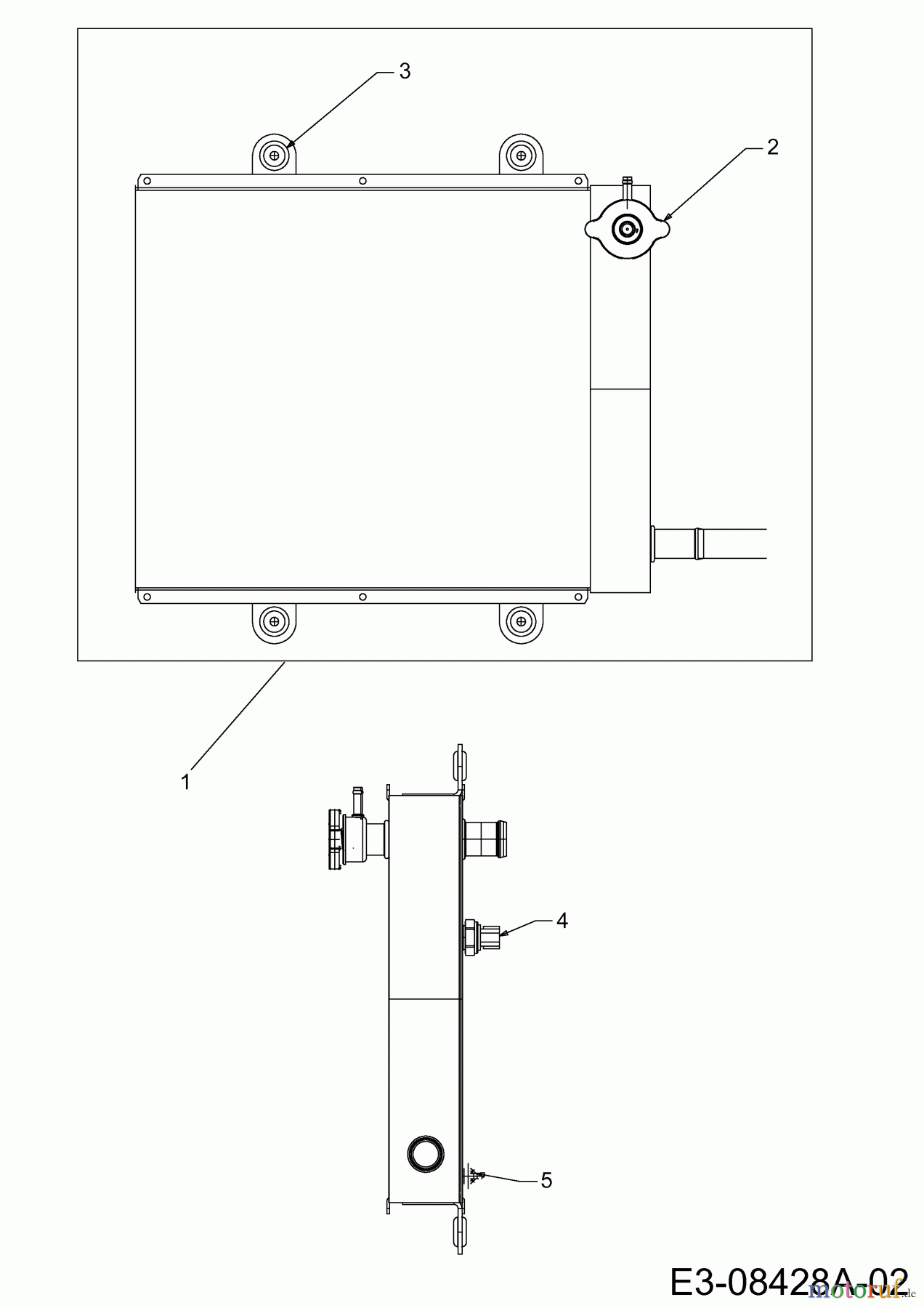  Massey Ferguson Utility Vehicle MF 20 MD 37AP468D695  (2012) Radiateur