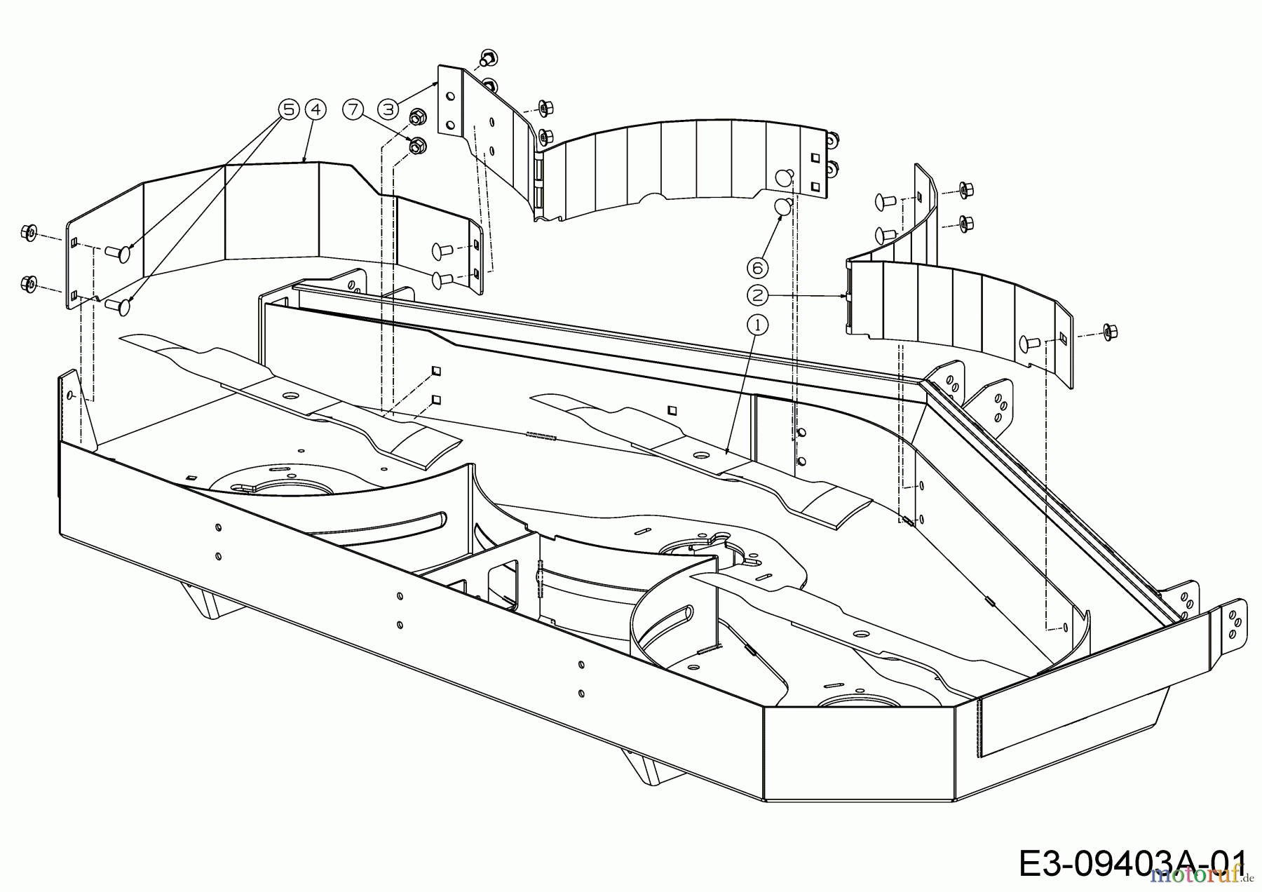  MTD Accèssoires Accèssoires Zero Turn Kits mulching für Z5 152 19A70039100  (2018) Kit mulching