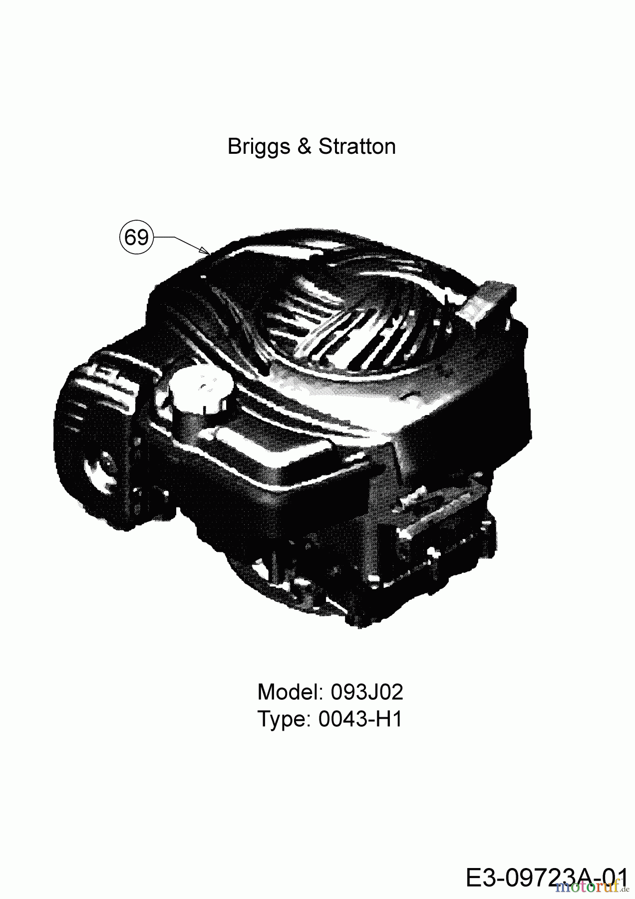  MTD Tondeuse thermique 51 BC-5 11A-075P600  (2017) Moteur Briggs & Stratton