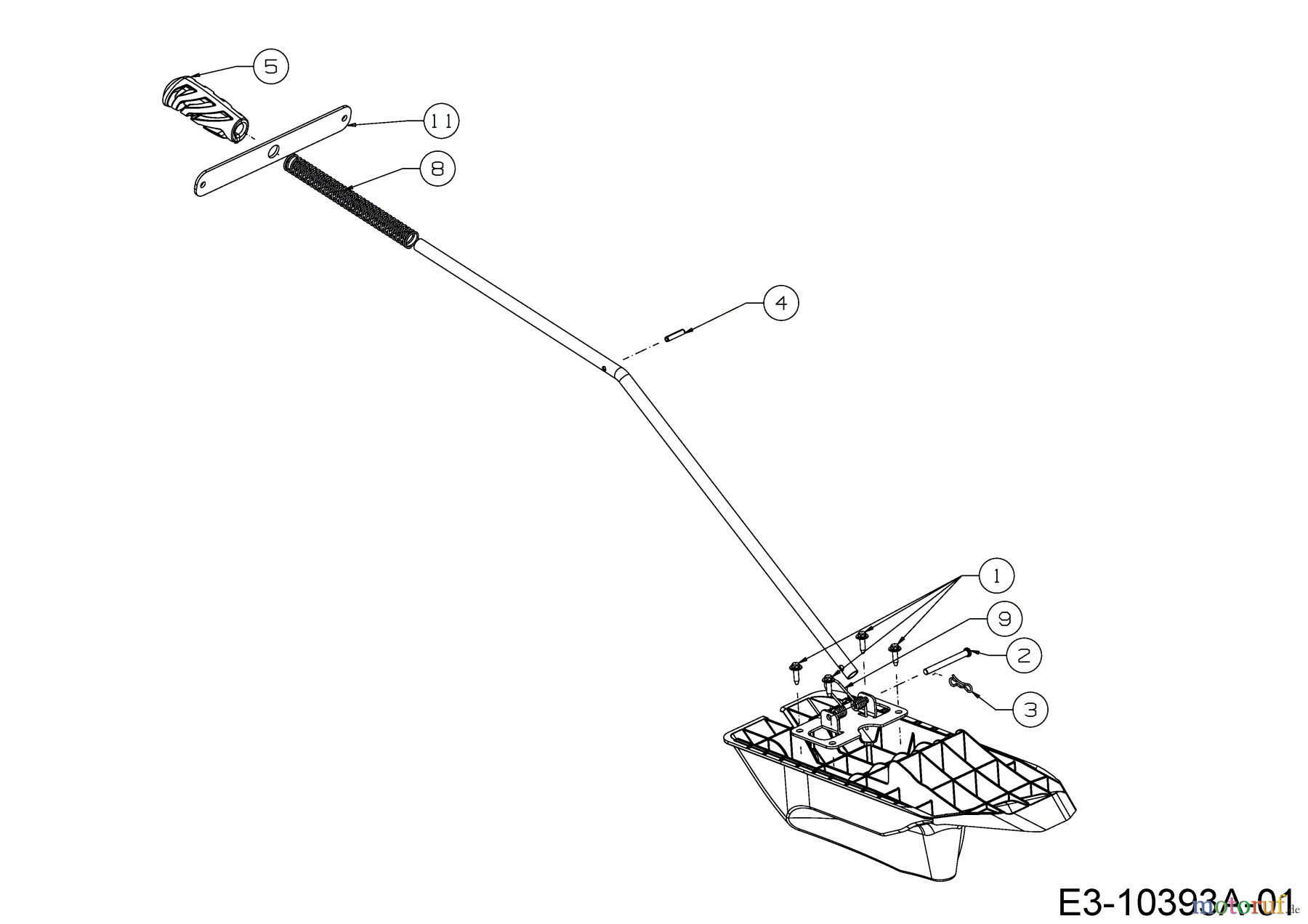  MTD Accèssoires Accèssoires tracteur de jardin et de pelouse Kits mulching pour série A (NX-15) avec plateau de coupe R 196-550-000  (2018) Kit mulching