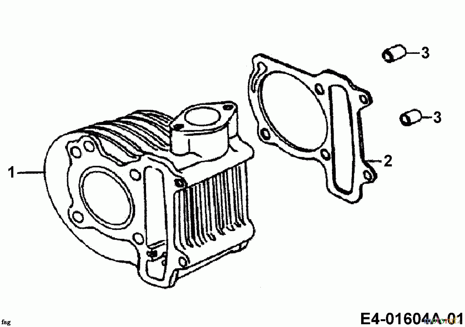  Cub Cadet Quads UT 180 36AB124-603  (2006) Cylindre