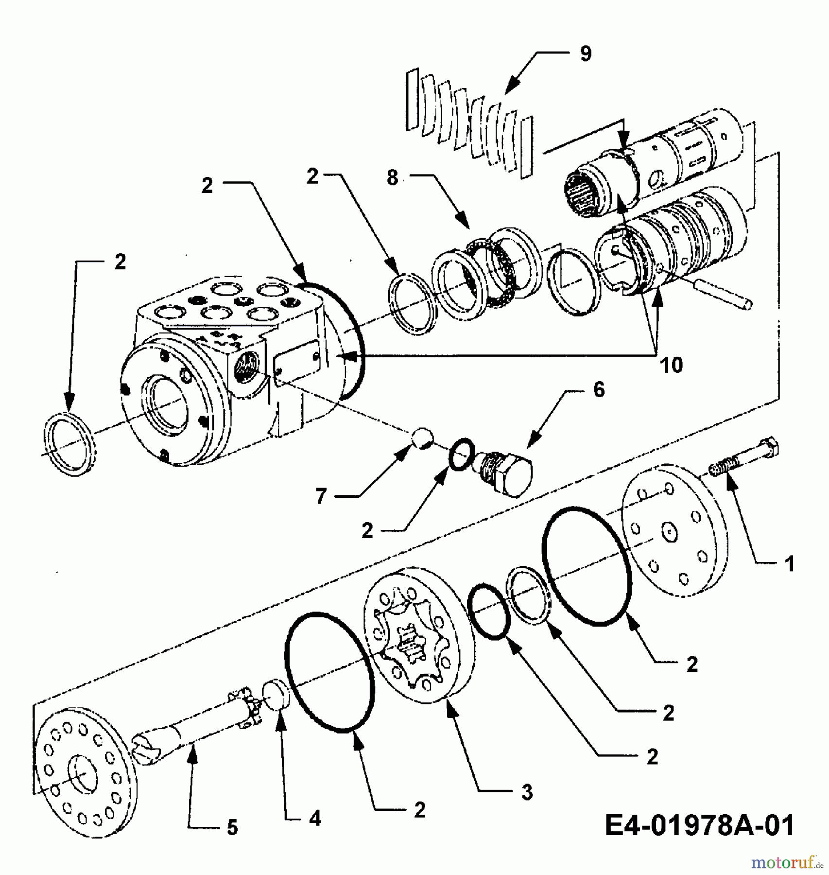  Cub Cadet Tracteurs de jardin HDS 3235 14A-676-603  (1999) Pompe hydraulique sys. direction