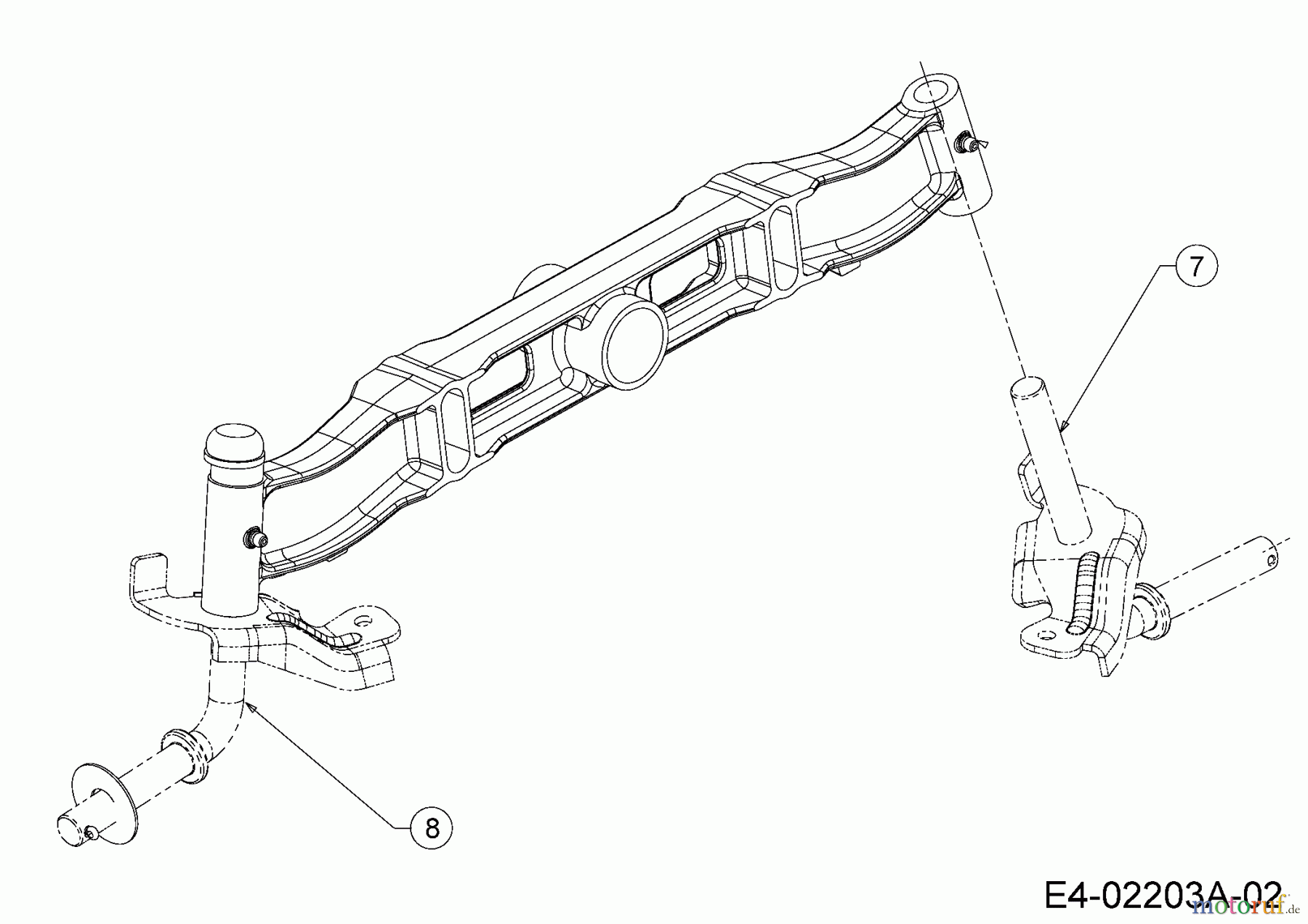 Cub Cadet Tracteurs de jardin GT 1223 14AP13CP603 (2006) Axes