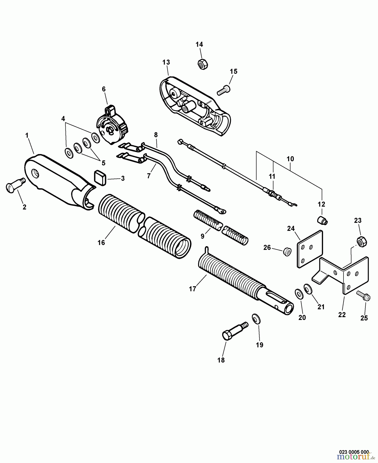  Echo Bläser / Sauger / Häcksler / Mulchgeräte	 PB-413HT - Echo Back Pack Blower, S/N: 02001001 - 02999999 Hip Mount Throttle  S/N: 02001001 - 02003271