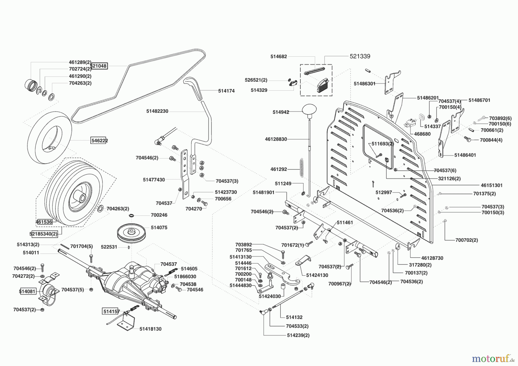  Brill Rasentraktor Crossover 102/15 Seite 3